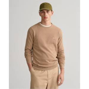 Gant Блуза Gant Cotton Piqu¿ Crewneck Sweater - Khaki