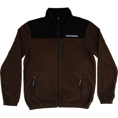 Independent bunda BTG Fleece L/S Jacket Dk Brown/Black