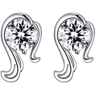 Silenti Jewelry Сребърни обеци "Дева