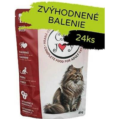 Cat Joy Beef 24 x 85 g