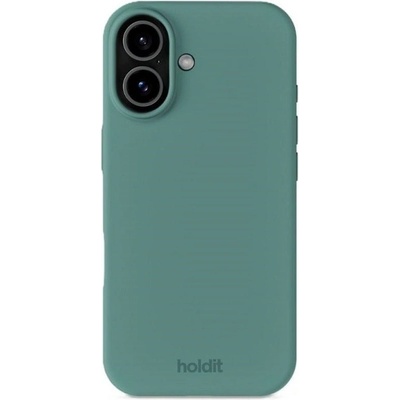 Holdit Калъф Holdit - Silicone, iPhone 17, Moss Green (7330985167973)