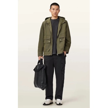 AllSaints Панталон AllSaints DECOY мъжки в черно със стандартна кройка M029TC (M029TC)