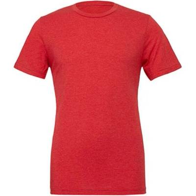 Canvas tričko CV3413 red triblend Heather