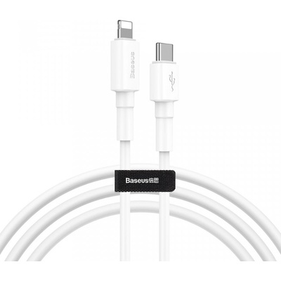 Baseus CATLSW-02 Type C to Lightning - PD 3.0 QC 3.0 18W 2,4A, 1m, bílý