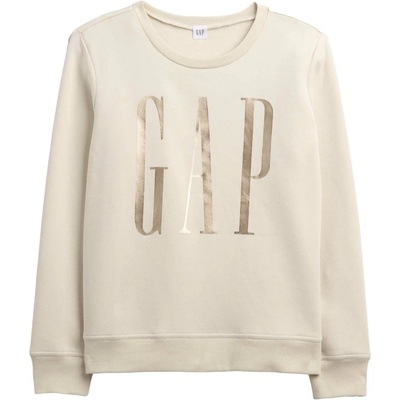 GAP V-Logo Doorbuster Crew béžová zlatá