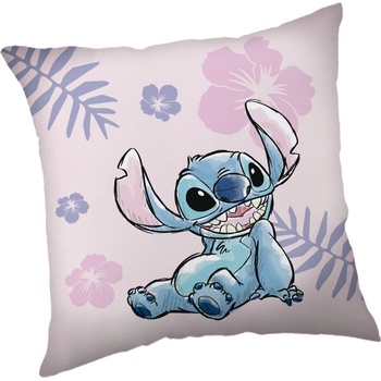 Jerry Fabrics Детска възглавница от флийс 40x40 cm Lilo a Stitch "Pink" - Jerry Fabrics (24CS066)