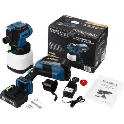 Kraft&Dele Акумулаторен пистолет за боядисване KraftDele KD5480/ 21V/ 2.5Ah (KD5480)