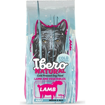 Ibero Natural Cold Pressed Adult Dog Medium & Maxi Lamb 15 kg