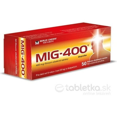 MIG 400 tbl.flm. 50 x 400 mg