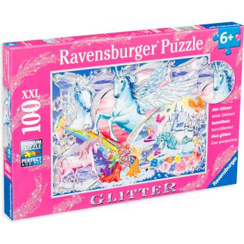 Ravensburger Пъзел Ravensburger от 100 XXL части - Удивителни еднорози (13928)