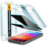 Spigen Glass tR EZ Fit (Privacy) 2 бр, прозрачен - iPhone 15 Plus (AGL06885)
