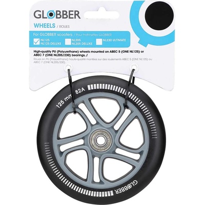 Globber Колело за тротинетка ONE NL 125, 125 mm, ABEC 7 лагери (526-013)