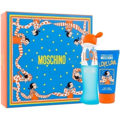Moschino I Love Love EDT 50 ml + tělové mléko 100 ml dárková sada