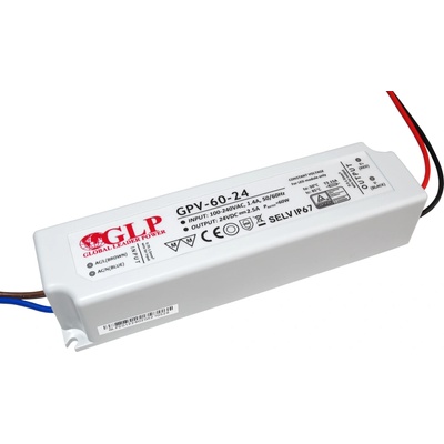 GPV, 60W LED zdroj GPV-60-24, 2,5A, 24V