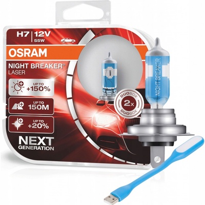 Osram Night Breaker Laser H7 PX26d 12V 55W 64210NL-HCB 2 ks