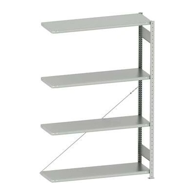 META zásuvný přídavný regál 2000 x 1300 x 400 mm 4 police 230 kg