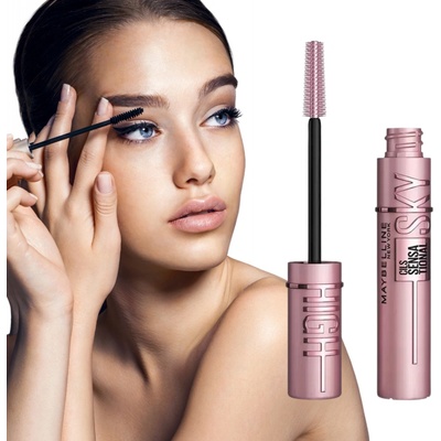 Maybelline Lash Sensational Sky High Waterproof voděodolná objemová a prodlužující řasenka 01 Very Black 6 ml – Zboží Dáma