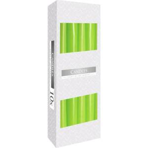 BISPOL Taper candle light green 10x53 g