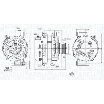 Alternátor MAGNETI MARELLI 063735749010