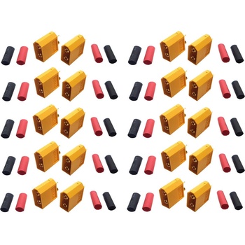 Fusion Konektor XT-60 so smrtiacimi páskami 10 párov