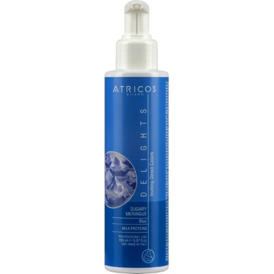 Atricos Delights Direct Gel Colouring - Sugary Meringue (Blue) - Přímý pigment (barvící gel) - Sladké pusinky (Modrá) 150 ml