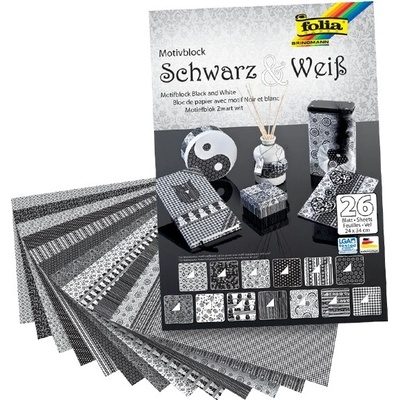 Papír Kreativ - sada Basic černý