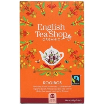 ENGLISH TEA SHOP Rooibos čistý čaje 20 x 2 g