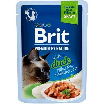 Brit Premium by Nature Cat Delicate Fillets in Gravy with Duck for Sterilised 85 g