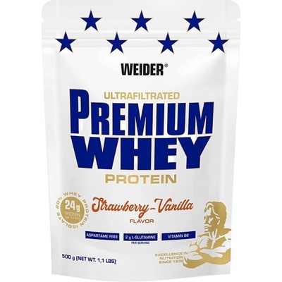 Weider Premium Whey Protein [500 грама] Ягода и ванилия