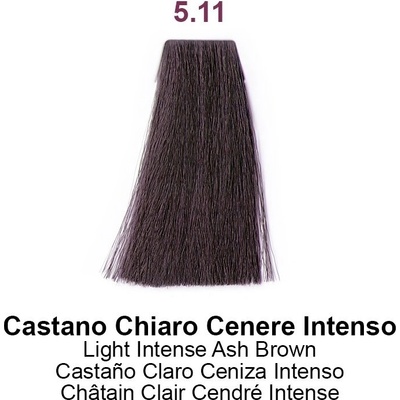 Nouvelle Hair Color Barva na vlasy 5.11 světlá intenzivní popelavě hnědá 100 ml