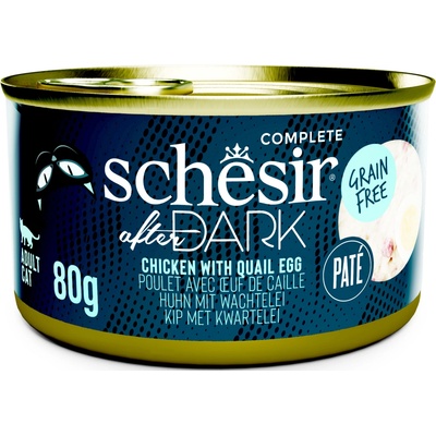 Schesir Cat After Dark Paté kura vajcia 80 g
