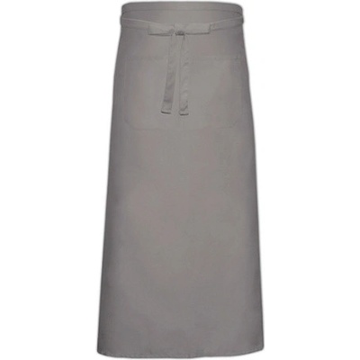 Link Kitchen Wear Bistro zástěra s přední kapsou X968T Mouse Grey 100x100cm