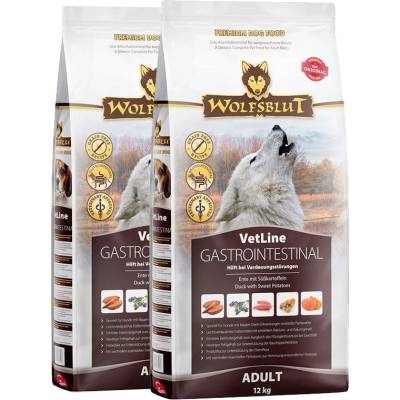 Wolfsblut VetLine Gastrointestinal 2 x 12 кг