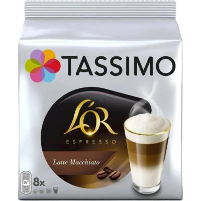 Douwe Egberts Tassimo L'OR Latte Macchiatto 8+8 бр