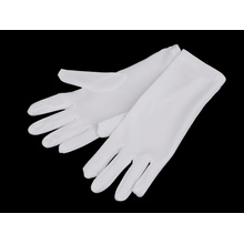 Společenské rukavice dámske biela