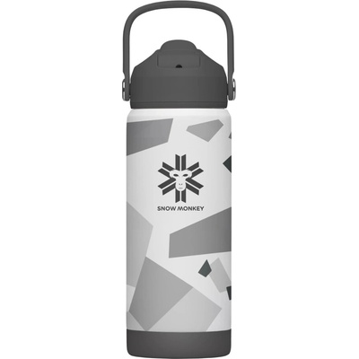 Snow Monkey Kids Dětská termoska 530 ml šedá