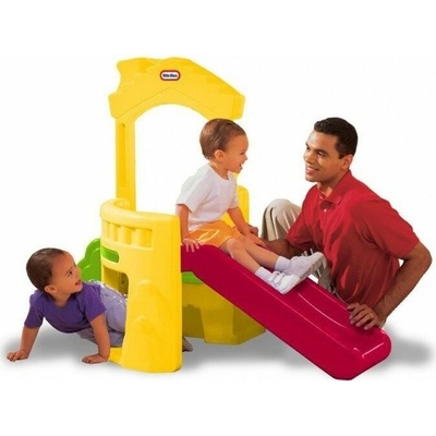 Little Tikes Duhová prolézačka se skluzavkou