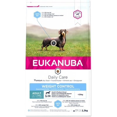 Eukanuba Adult Small & Medium Breed Weight Control 2,3 kg