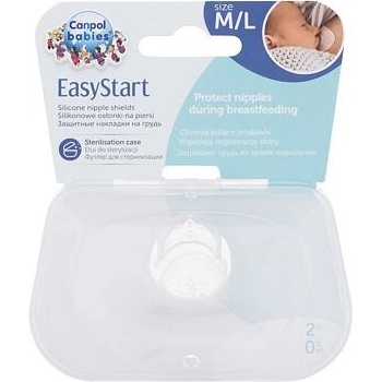 Canpol babies EasyStart Premium Chrániče prsných bradaviek tvarované silikón 2 ks