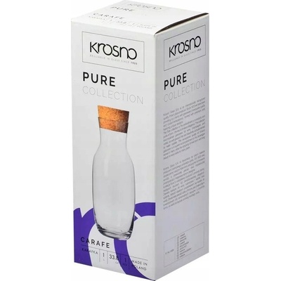 Velvet Krosno Karafa s korkovým viečkom 1 l