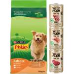 Friskies PURINA Friskies Balance 15кг + Wild Farm Pate 3x400г MIX