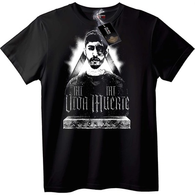 NOONEBRAND Тениска Vida Muerte Anton Vega - M, Black