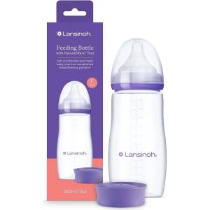 Lansinoh Бебешко шише Lansinoh - NaturalWave, 330 ml (L-75520) - ozone