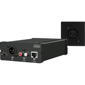 AUDAC Предаване на микрофонния сигнал чрез RJ45, AUDAC WP45M, макс. 300m (WP45M)
