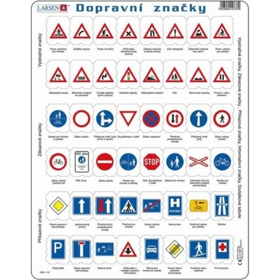 Larsen Dopravní značky 48 dielov