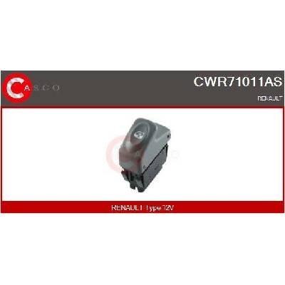 Spínač, zvedací zařízení oken CASCO CWR71011AS