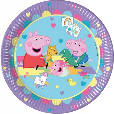 Procos Papierové taniere Prasiatko Peppa Pig 23 cm