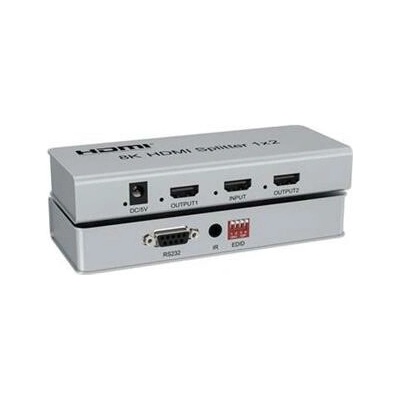 PremiumCord HDMI 2.1 splitter 1-2 porty, 8K@60Hz, 4K@120Hz, 1080p, HDR KHSPLIT2P