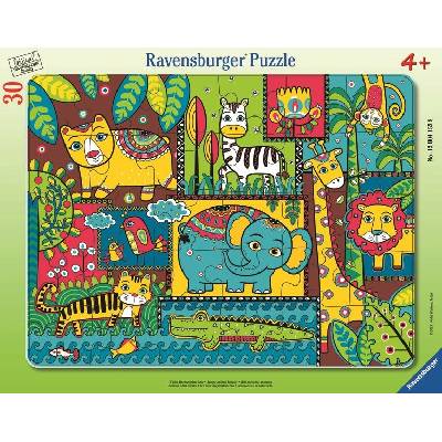 RAVENSBURGER Zvieratká v džungli 30 dielov