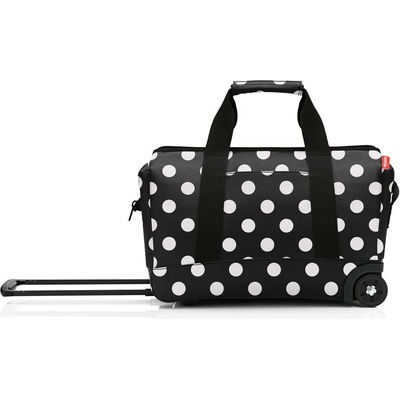Reisenthel Чанта тип торба Allrounder Trolley на бели точки на колела (MP7072)